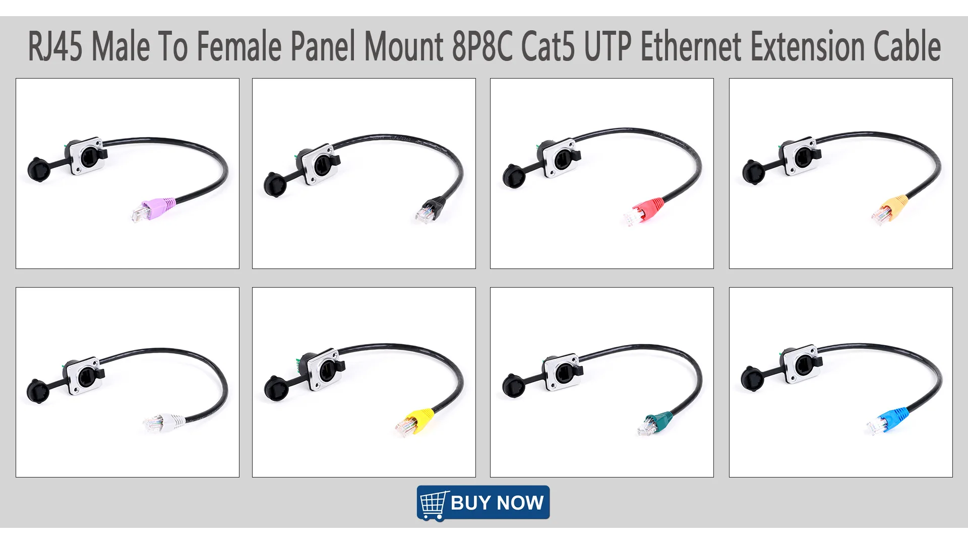 0,3 M-100 M 1 PC CAT6 RJ45 Bühne EtherCON Verlängerung Ungeschirmtes Kabel Outdoor & Indoor LAN Netzwerk UTP Kabel mit Zinklegierung Stecker – Detail 4