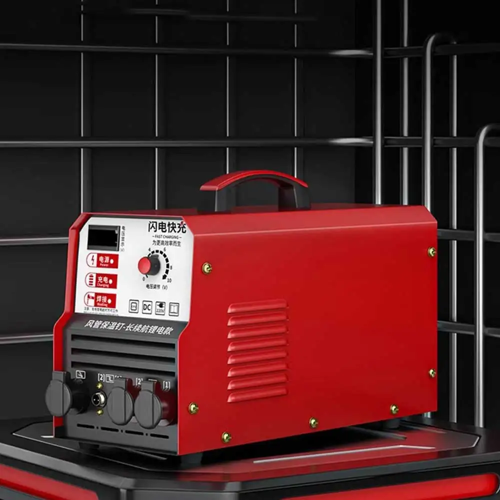Charging Insulation Welding Nail Machine Welding Machine for Air Duct Insulation Nail Double Gun Wireless Sign Welding Machine