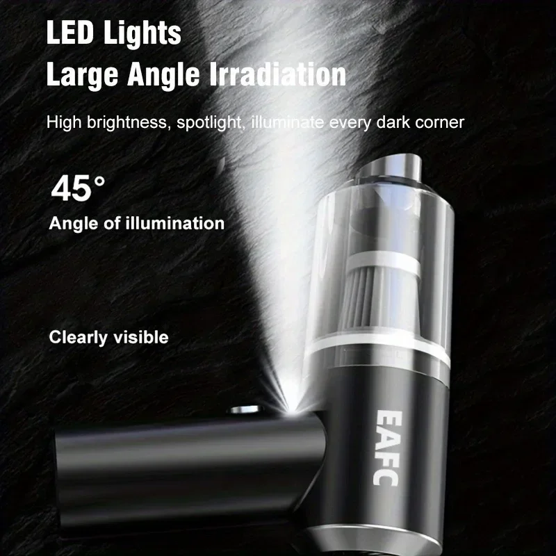 مكنسة كهربائية لاسلكية محمولة صغيرة مجمع الغبار الجاف والرطب سيارة منزلية ذات الاستخدام المزدوج أجهزة التنظيف المحمولة شحن USB