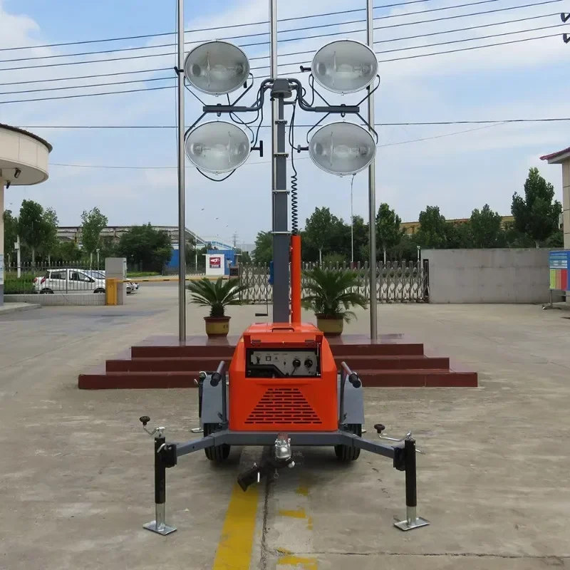 Mobile Lighting Tower Mast 5m 7m 9m Lighting Tower