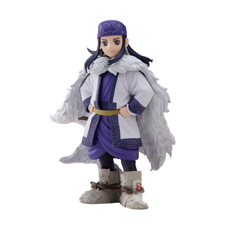 Bandai Golden Kamuy Asirpa 11Cm Action Figure Banpresto Original Genuine Anime Pvc Model Collectible Toys for Boys in Stock