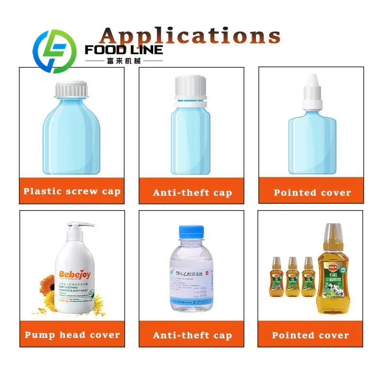 High-speed Glass/plastic Bottle Screw Capping Machine Threaded Caps Tinplate Lid Spray Top Pump Cap Universal Auto Rotary Capper