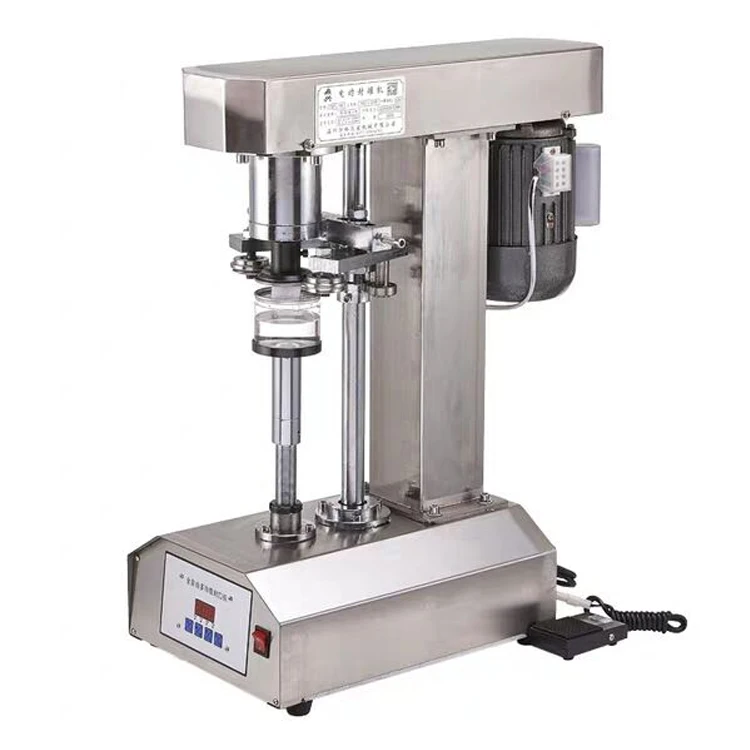 الفولاذ المقاوم للصدأ شبه التلقائي الألومنيوم PET حلقة سحب آلة الختم #2