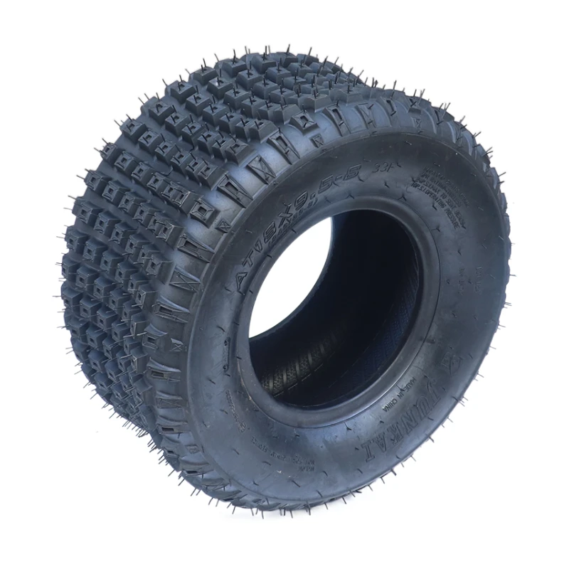 ATV 8-Inch Vacuum High Wear-Resistant Tires 18X9.50-8 Road Tires 18x9.5-8 240/55-8 Lawn Mower Garden Tractor Turf Tyres 4ply