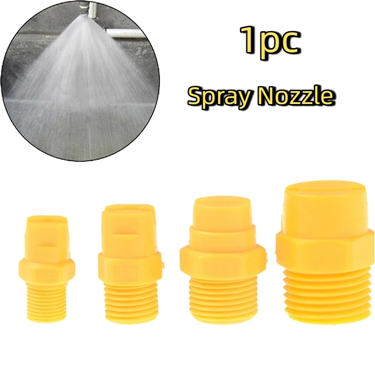 

1/8" 1/4" 3/8" 1/2" Industrial Cleaning Plastic Vee Jet Flat Fan Spray Nozzle