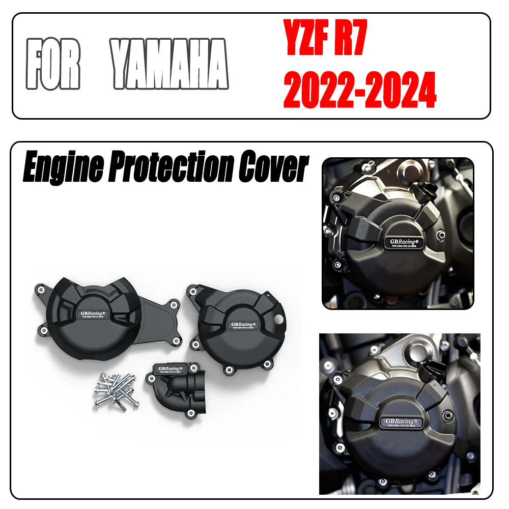 

YZF-R7 GB Racing Motorcycle Engine Engine Protection Cover FOR YAMAHA R7 2021-2023 MT07 Engine Protection Cover