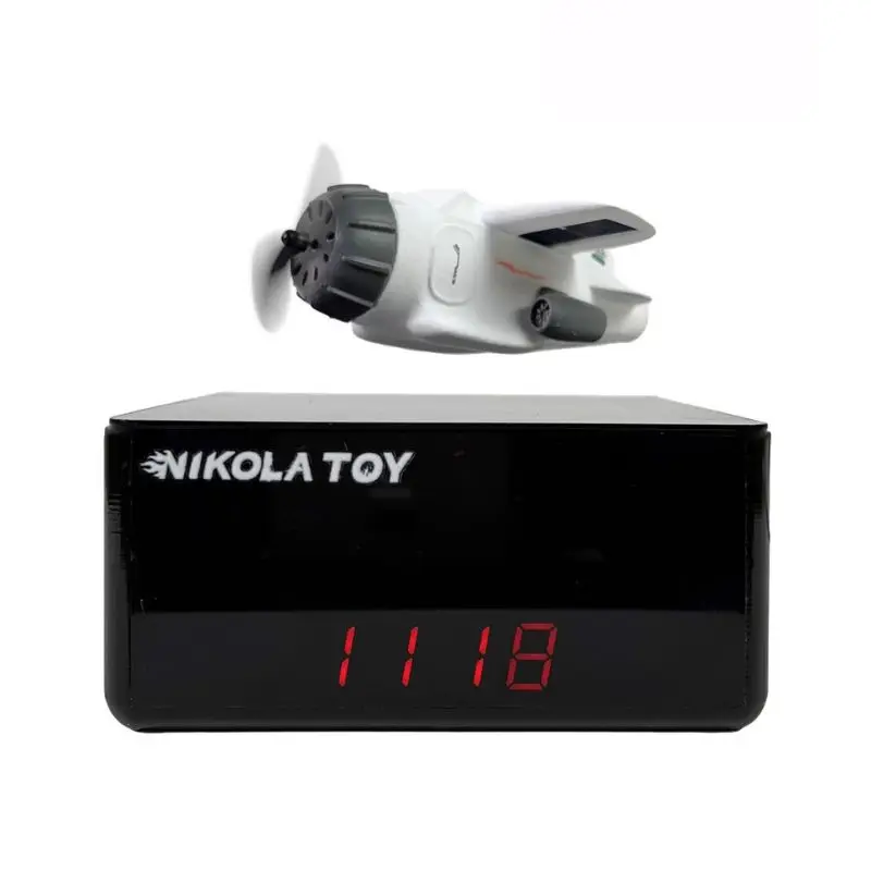 

Magnetic levitating cute small aircraft model clock watch decoration for family, friends and children creative birthday gifts