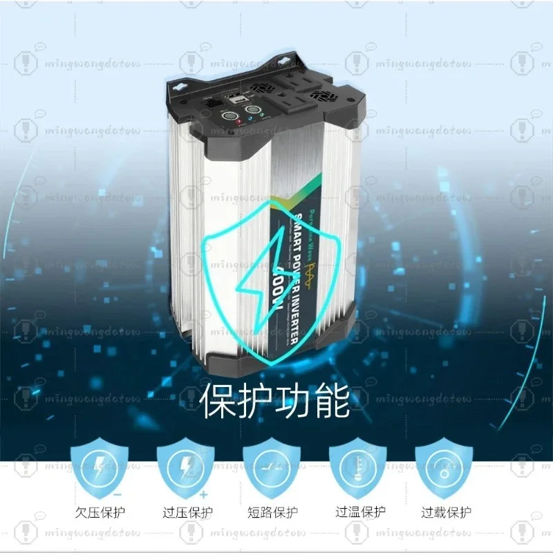 12V to 110V/220V Pure Sine Wave Car Inverter 400W, for Lead-Acid & Lithium Battery