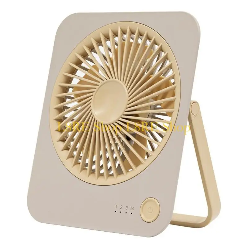 L8RE Powerful Fan Convenient Desk Cooling Fan USB Fan Small Cooling Fan Air Cooleres ABS Texture Suitable for Hot Weather