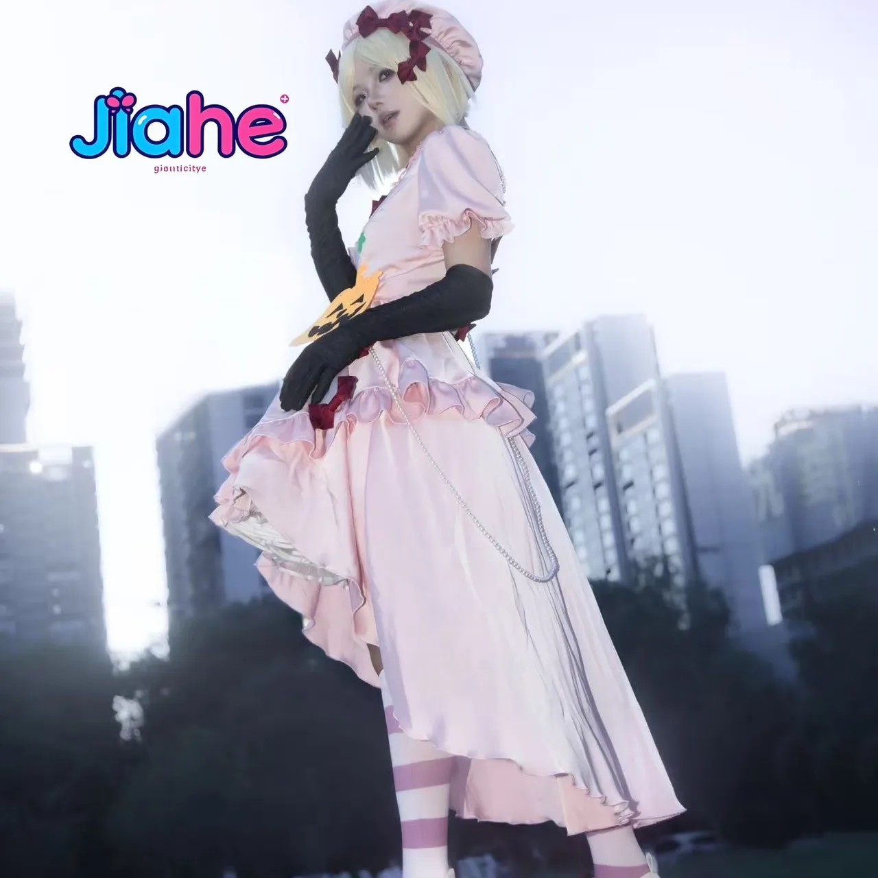 Umineko: When They Cry Cosplay Lambdadelta  Costume Long Dress Princess Gown Full Set Sweet Halloween Lolita Dress for Women view 3