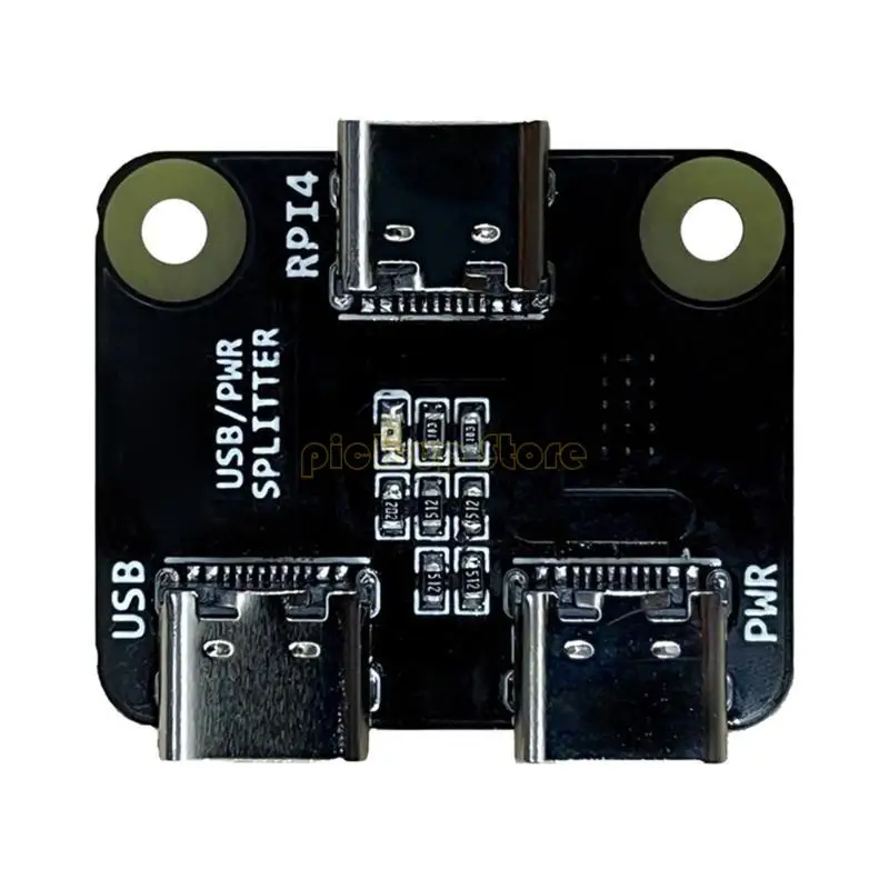 Q5WA USB/Power Flitter for RPI blikvm و pikvm "kvm over ip" ملحقات توزيع الطاقة typec