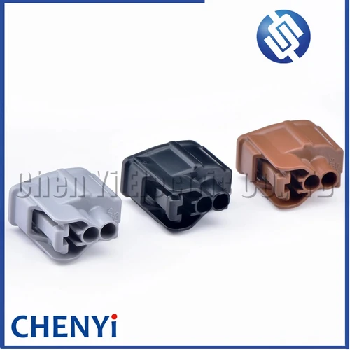 Imagen 2 del producto Conector impermeable automotriz de 2 pines, sensor de golpe, enchufe del inyector de combustible 6189-0611 90980-11875 para Toyota Camry Prado Corolla Mazda