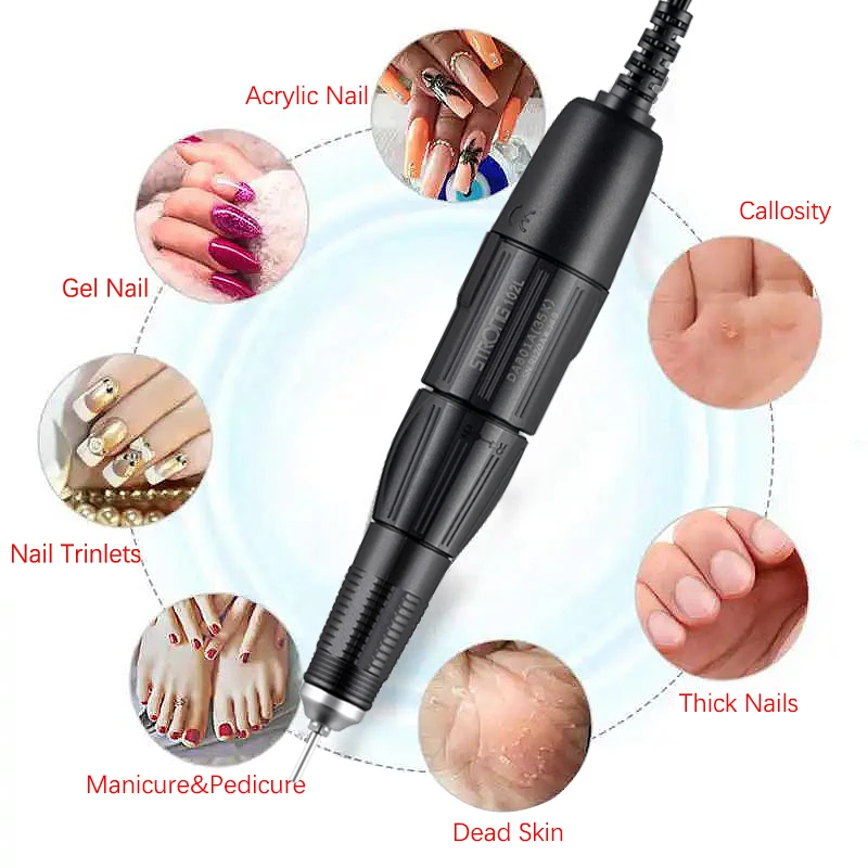 

35000RPM Strong 102L Handle Use For STRONG210 Electric Nail Drill Control Box Polisher Handpiece Manicure Pedicure Accessories