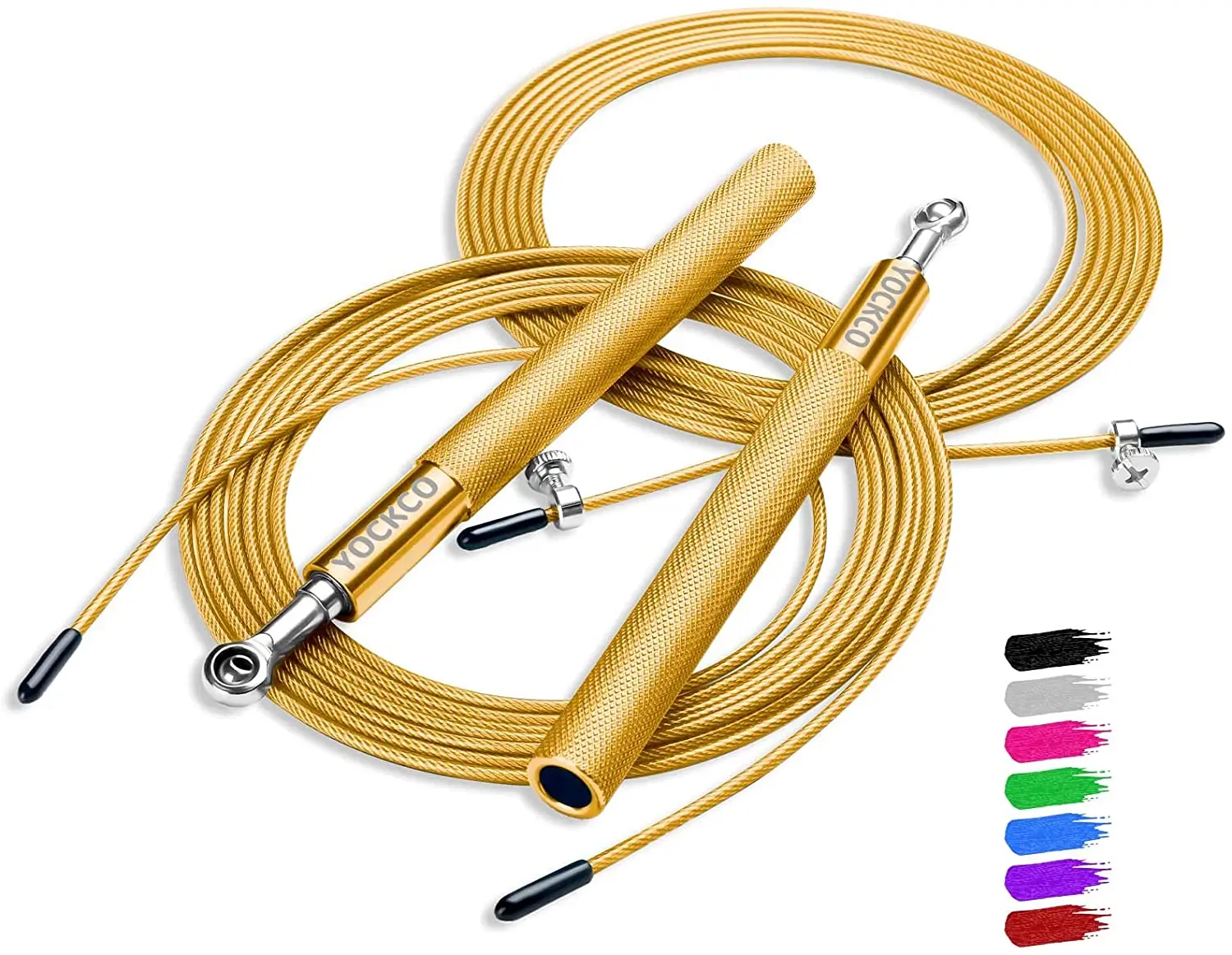 

Professional Speed Jump Rope ,Flexible Jump ropes for fitness Jump Rope, with Bearing & Slender Aluminum Alloy Handle