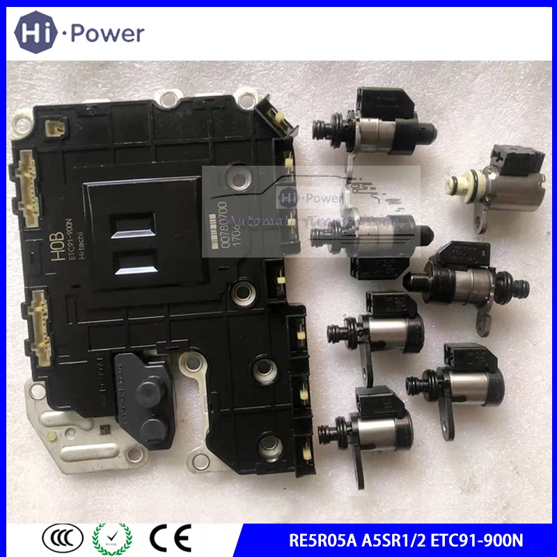 

RE5RO5A RE5R05A A5SR1 A5SR2 ETC91-900N Transmission Control Unit TCM TCU + Solenoids Valve for NISSAN/INFINITI/HYUNDAI 02-ON