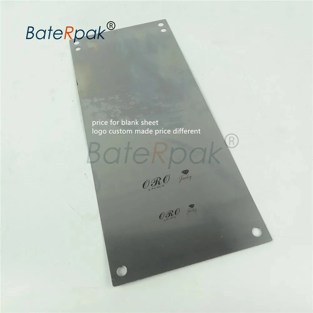 BateRpak Blank Pad Printing Machine cliche plates100x250mm,Magnetic steel sheet plate move ink pad printer part,1pcs price