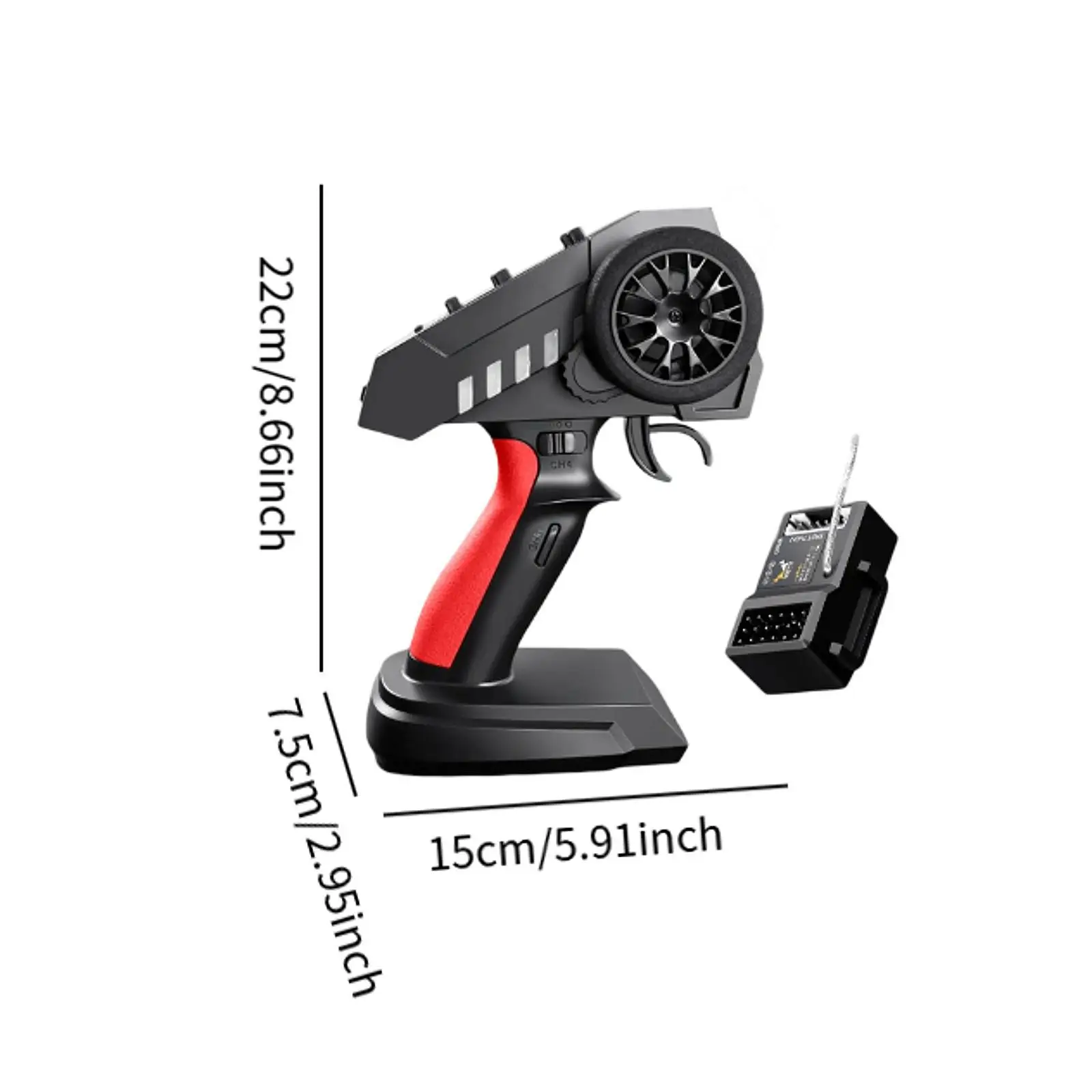 RC 송신기 및 수신기 6채널 전문가용 고감도 업그레이드