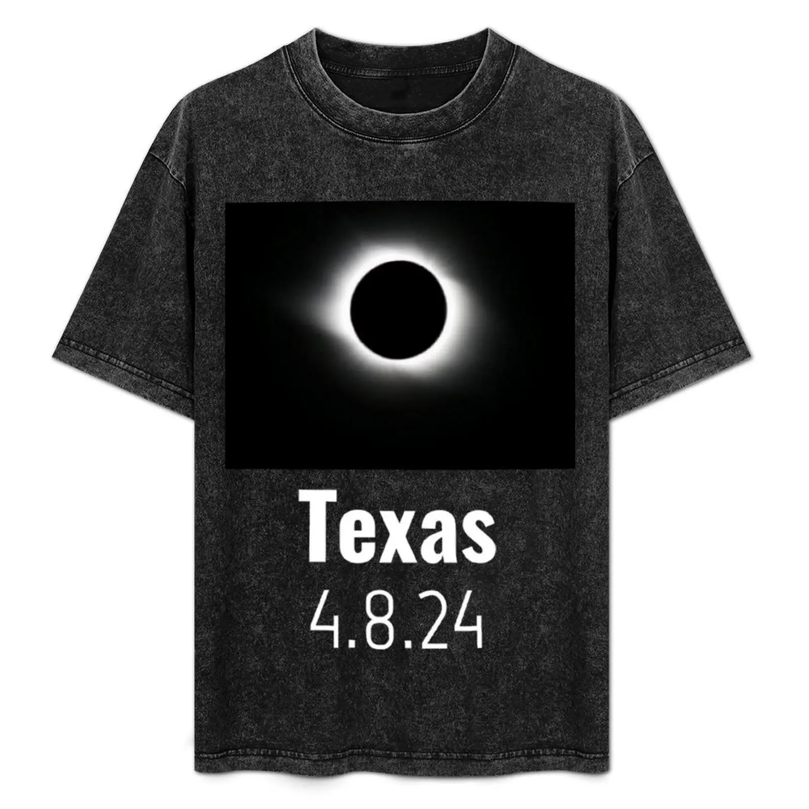 

Total Solar Eclipse 2024 Texas T-Shirt Clothing quick drying T-shirts oversize designer shirts mens t shirts top quality