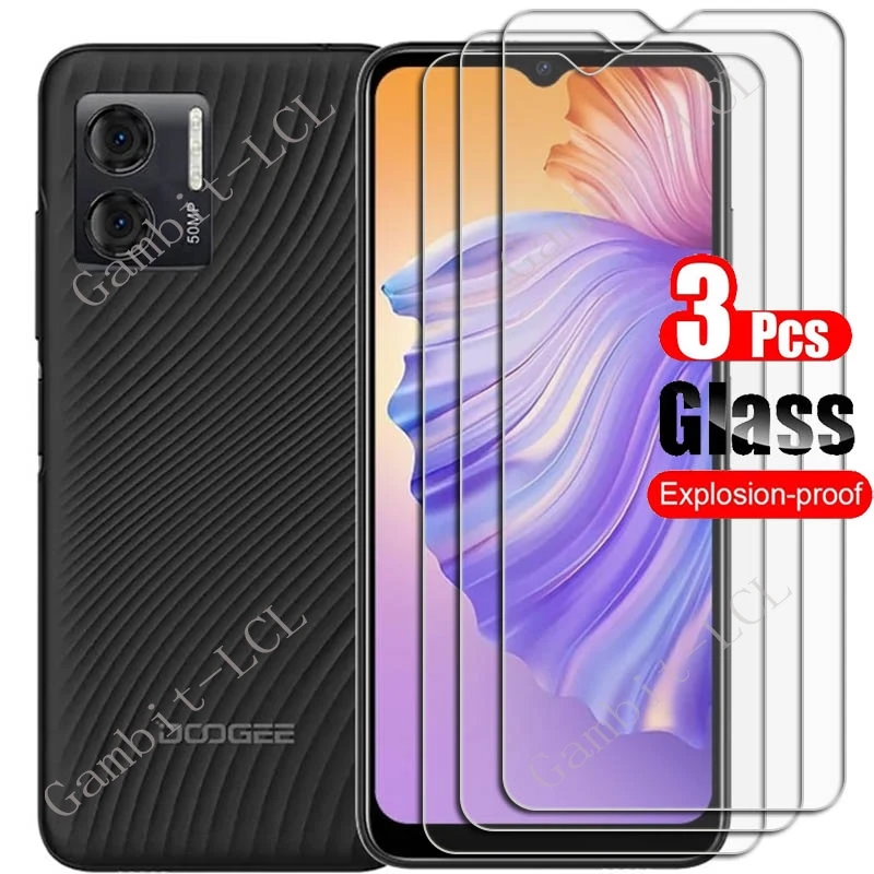 

3PCS 9H Tempered Glass For Doogee N50 Pro 6.52" Protective ON DoogeeN50Pro N50Pro DoogeeN50S N50S Screen Protector Cover Film