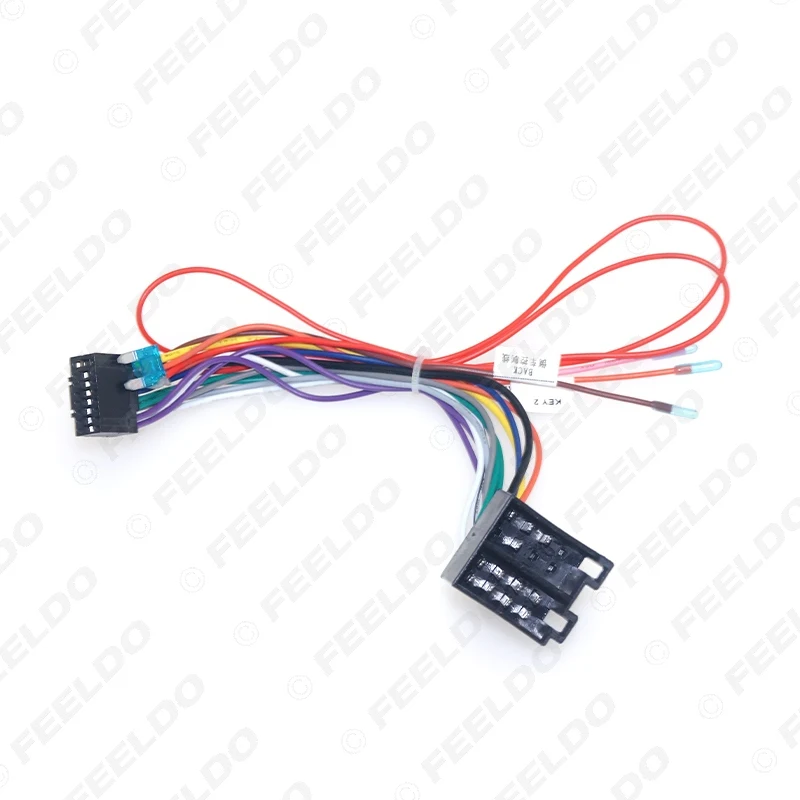 Car 16pin Audio Wiring Harness For Lada Vesta/Granta(06~10) Aftermarket Stereo Installation Wire Adapter