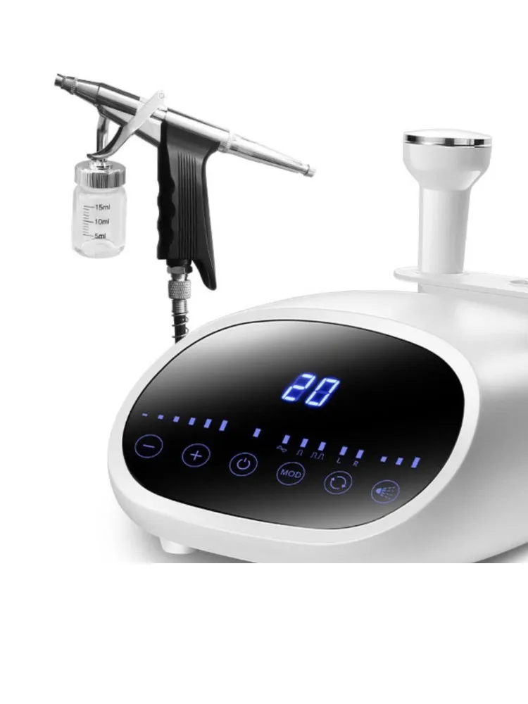 3-in-1 ultrasone hoogfrequente trillingen gezichtsogen stimulator diepe reiniging voeding introductie zuurstofinjectie spuitpistool