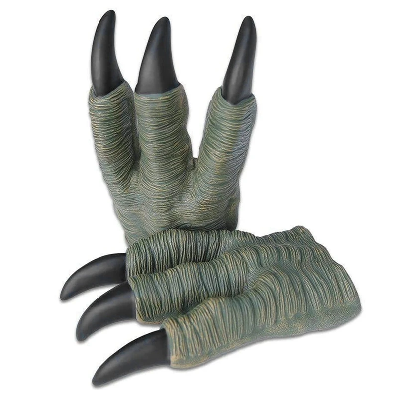 

N03R-2X Dinosaur Claws Toys Realistic Dinosaur Velociraptor Claws Toys For Adult Kids Cosplay Dinosaur Party Supplies