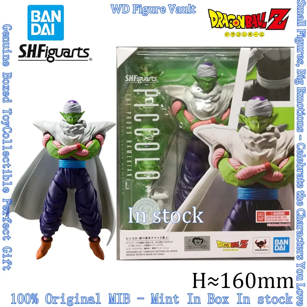 

Instock Bandai S.H.Figuarts Piccolo-The Proud Namekian Dragon Ball Z High Articulation Figures Anime Model Genuine BoxedToy Gift