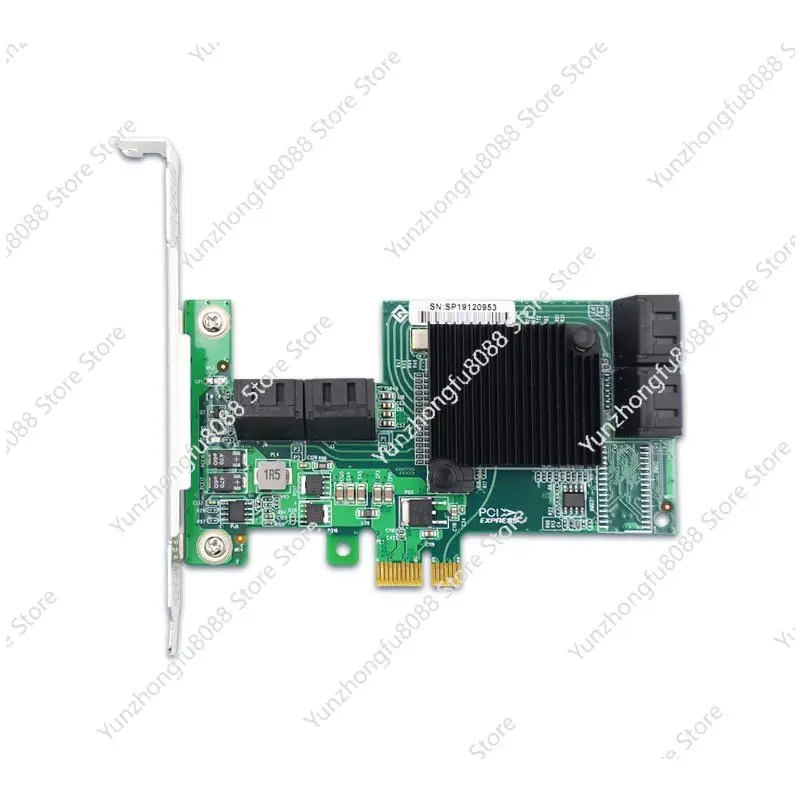 

PCIe X1 To 8 Port 6Gb/s SAS/SATA RAID HBA Support Uefi