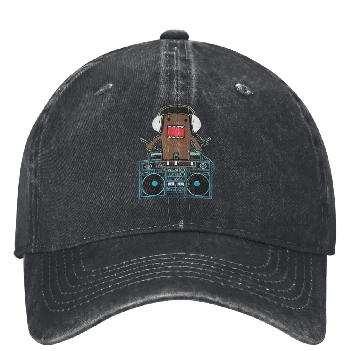 Domo Kun Dj  Baseball Cap Japanese Doll Outdoor Gym Trucker Hat Summer Unisex Men Casual Sunshade Baseball Caps