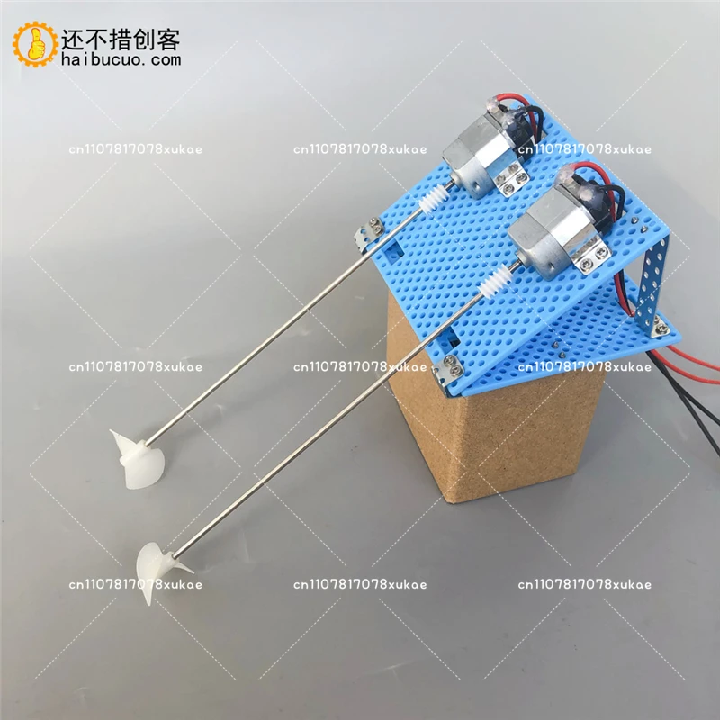 Assembling Remote Control Boat Kit Power Parts Thruster 130 Motor DIY Propeller 3-6v Paddle Wheel Cargo Science Course
