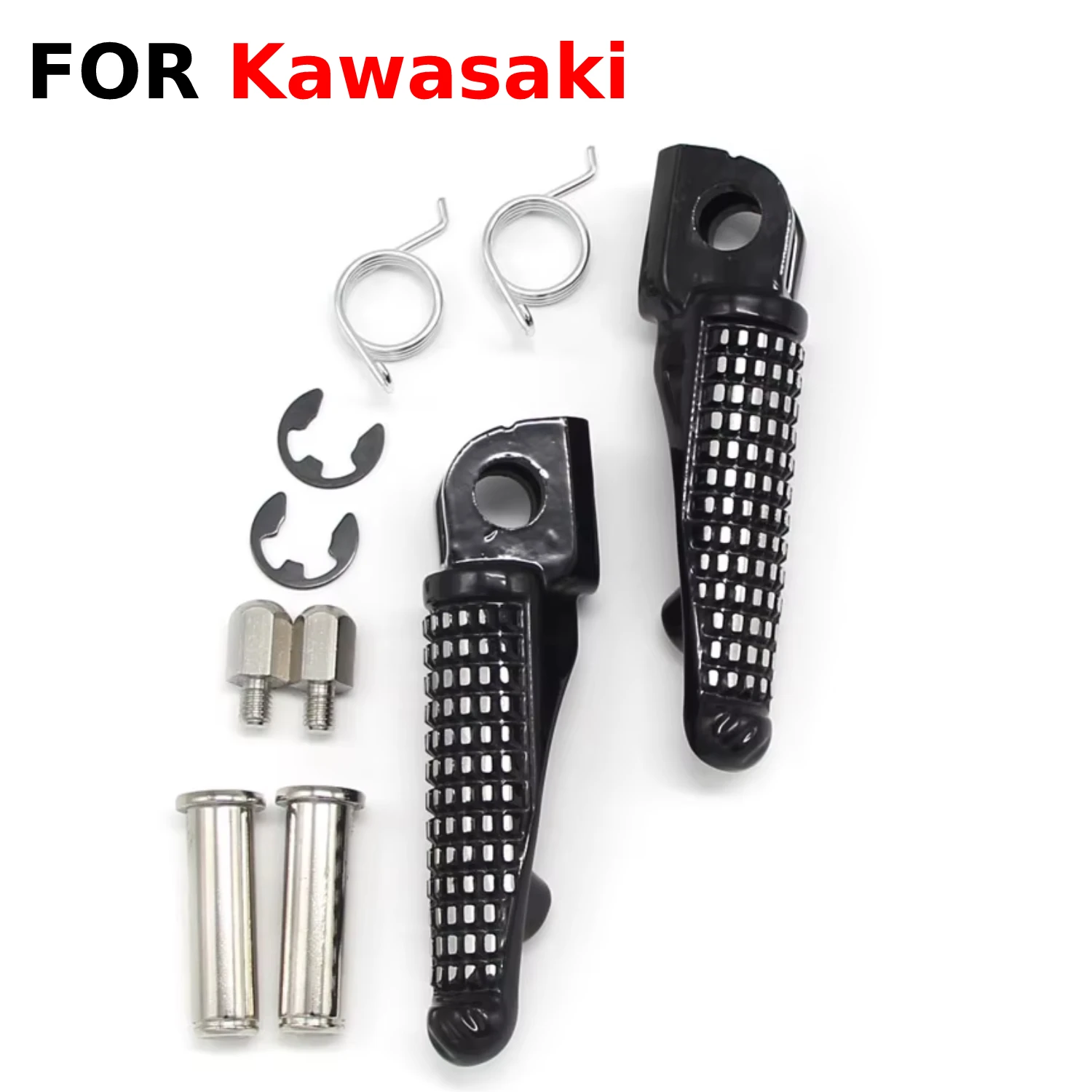 Motorcycle Footrest Pegs For Kawasaki ZR1000 Z1000 ZR800 Z800 Z750R ZX600 Ninja ZX6R ER650 ER6N EX250 NINJA 250 Accessories