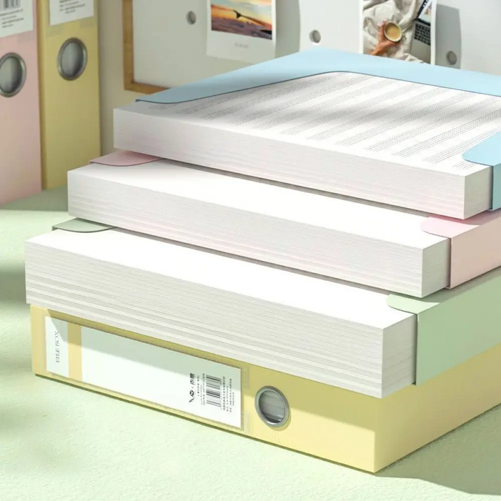 Plastic Document Storage Box A4 File Organizer Case Office Desk Paper Holder Archive Management Stationery