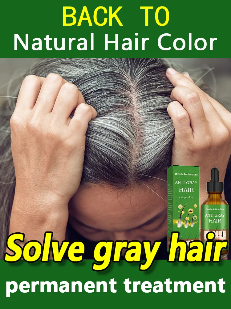 

Anti Gray Hair Remedy Serum Treatment of white hair