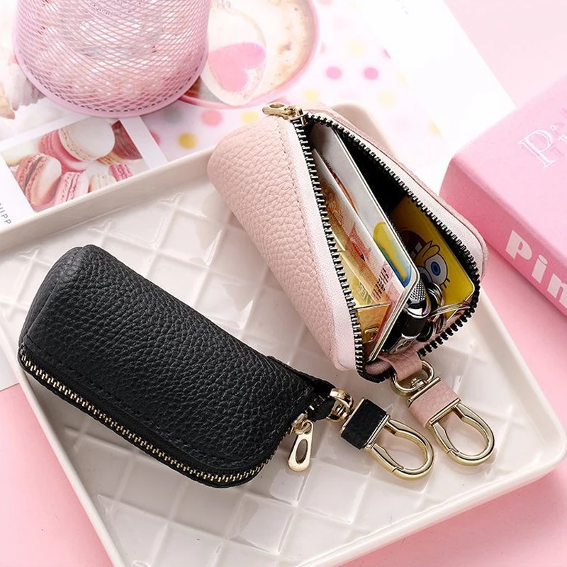 New Mini Key Bag for Men and Women Multifunctional Portable Pouch Fashionable and Simple Car Key Protect Cover