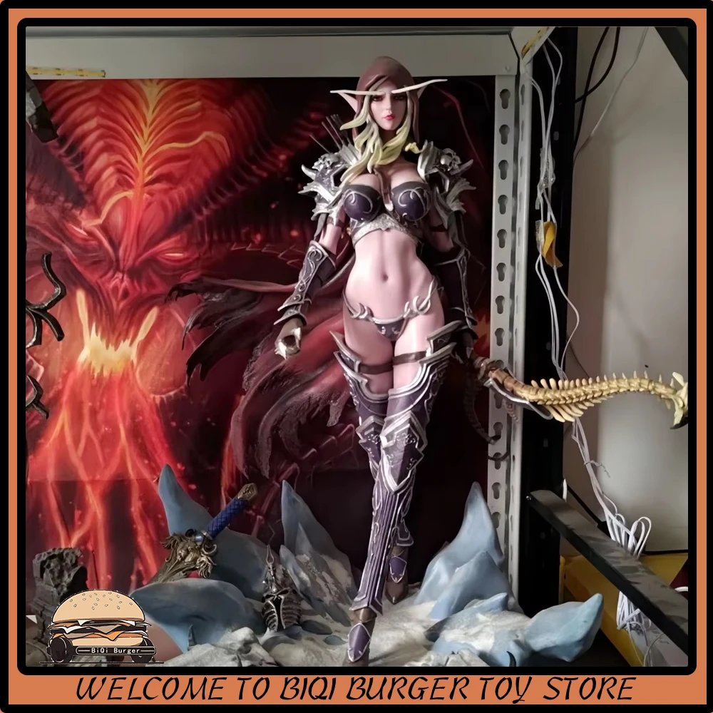 Sylvanas Windrunner Figure World Of Warcraft Anime Figures 44cm Figurine Gk Collection Statue Model Ornament Toys Christmas Gift