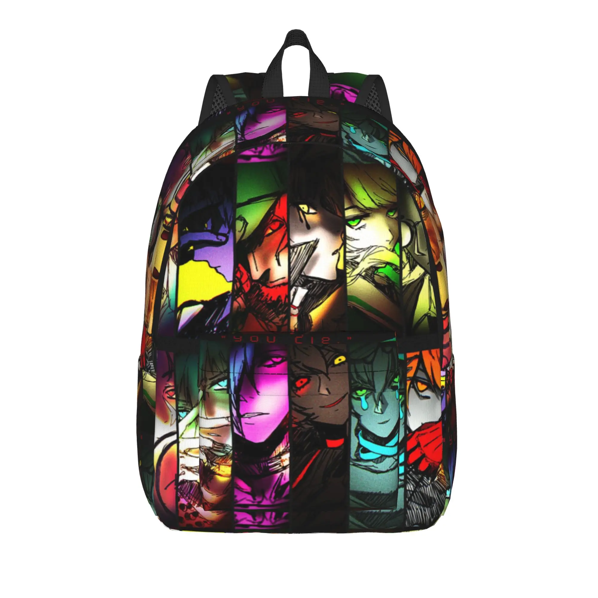 

Your Turn To Die YTTD Game Backpack for Men Women Cool High School Hiking Travel Daypack Anime Laptop Shoulder Bag with Pocket