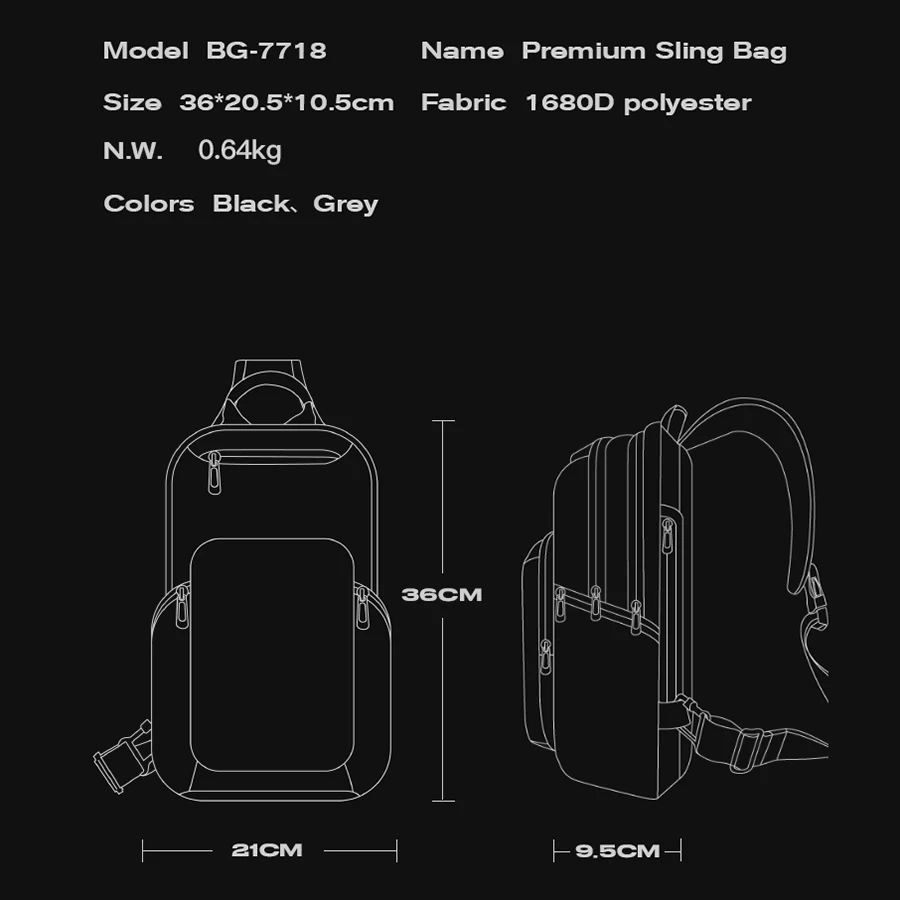 Fashion 2023 New Multifunction Crossbody Bag for Men Shoulder Messenger Bags Male Waterproof Short Trip Women Chest Bag Pack