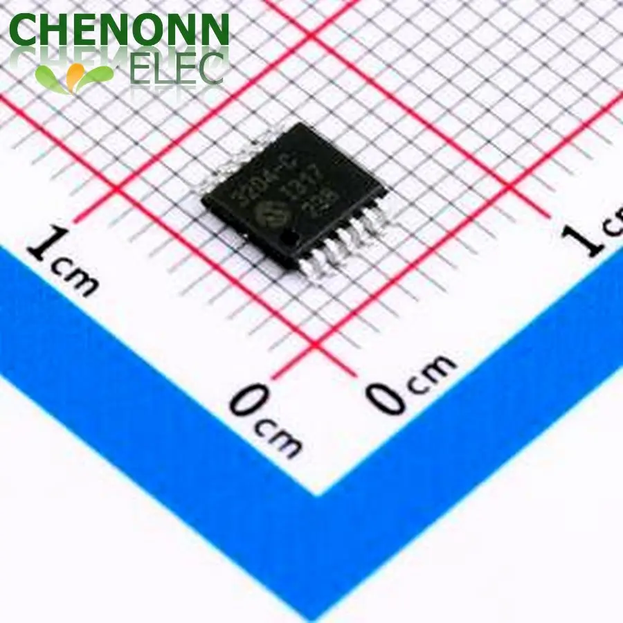 10PCS/LOT MCP3204T-CI/ST (Data Acquisition)