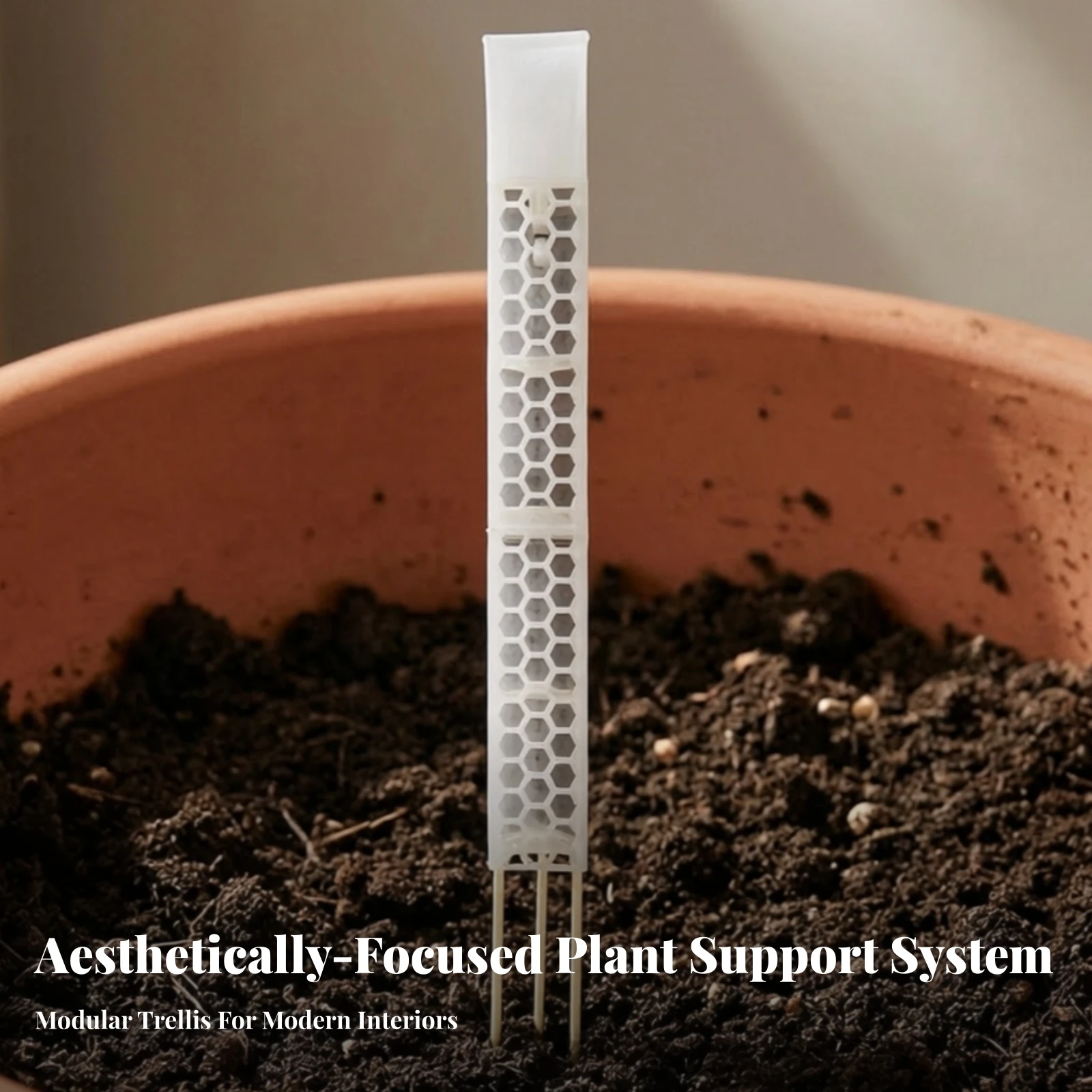 2 Pieces Self-Watering Plant Climbing Support Pole Sturdy Plant Climbing Support Pole with Water Cup Climbing Support With