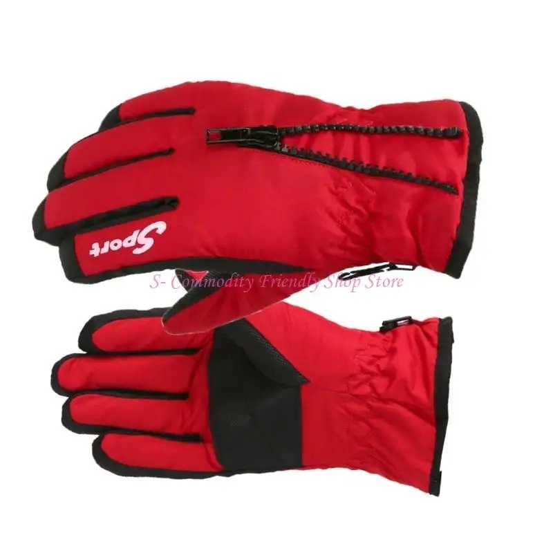 85AE Guantes de esquí niños – Invierno resistentes viento y desgaste - imagen 4