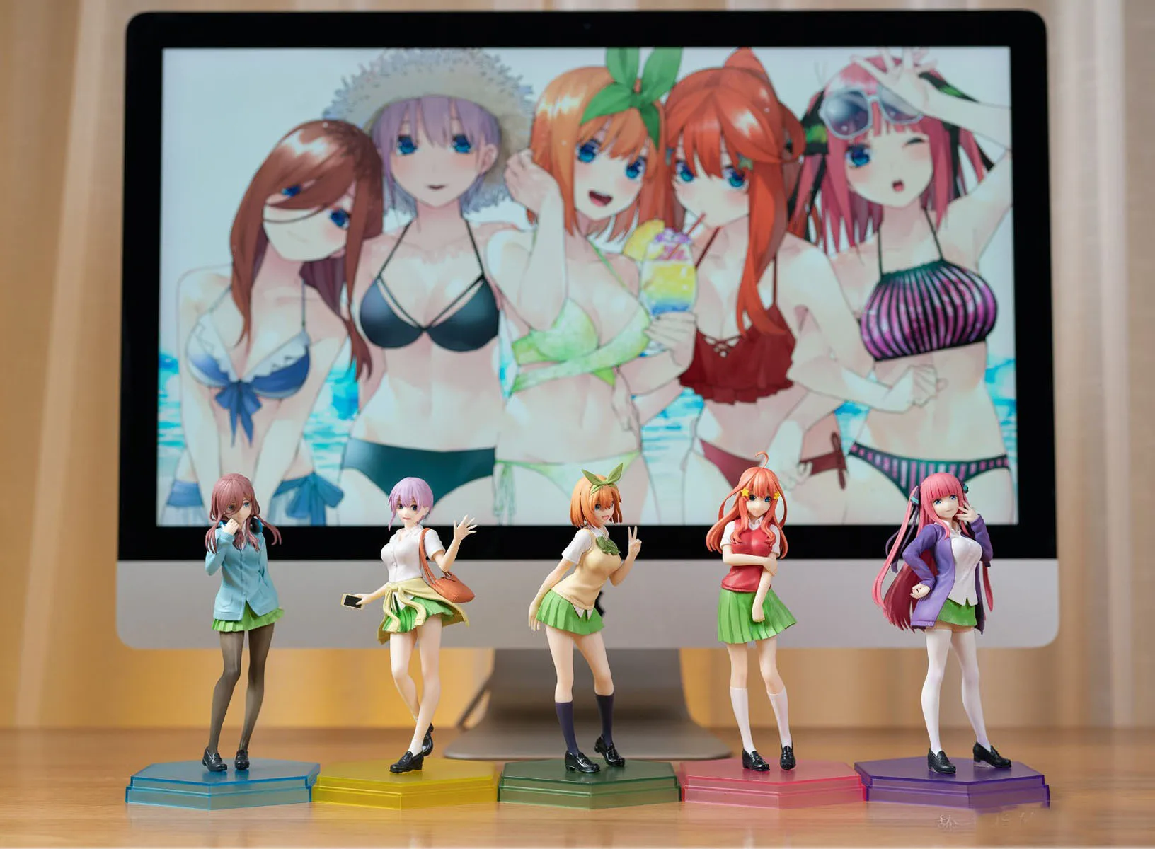 17CM Anime Gotoubun No Hanayome Figure Nakano Ichika Nakano Nino Animation Model Toy Gift Collection Decoration Ornaments