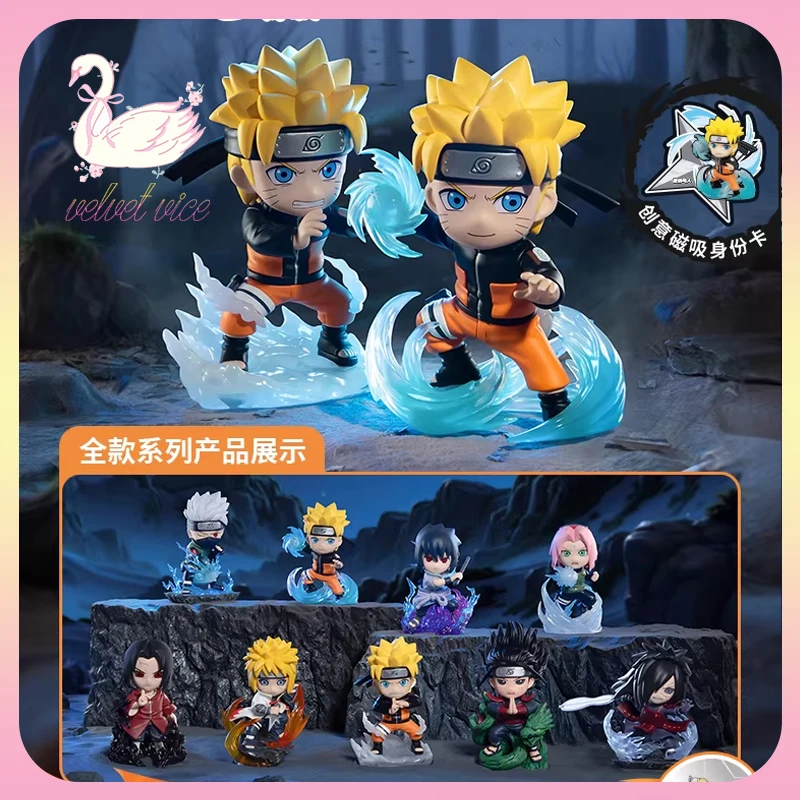 

Оригинальные фигурки Funism Naruto Shippuden Ultimate Battle Series, слепая коробка, том 1, Учиха Итачи, аниме, периферийное украшение, подарок для мальчика
