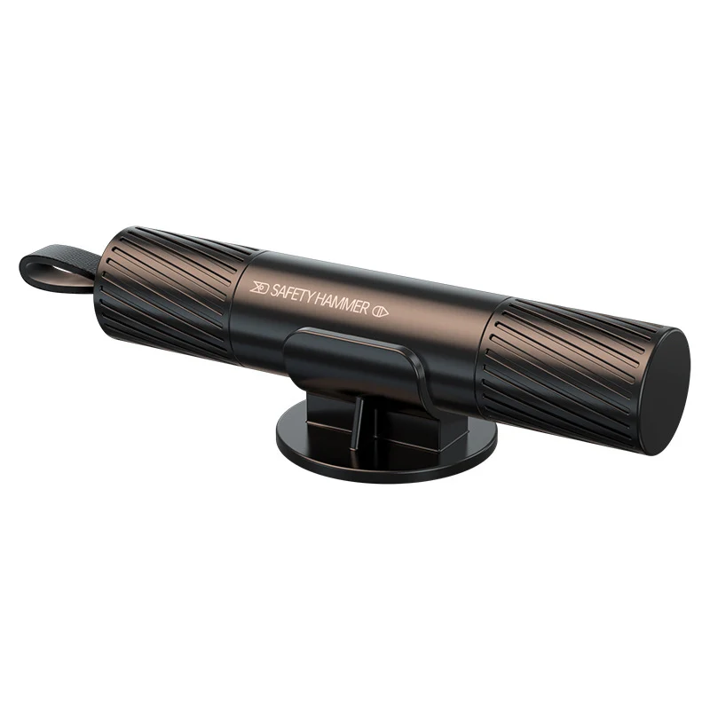 

2-в-1 автомобильный безопасный молоток аварийный выключатель стекла, ремень безопасности, высокая твердость, вольфрамовая сталь, спасательный инструмент, автоаксессуары