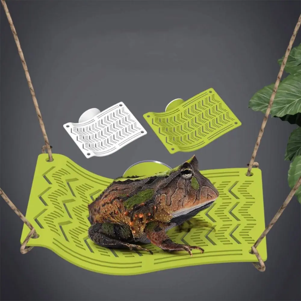 

Waterproof Reptile Hammock Swing Perch Suction Cup with Rope Lizard Climbing Hanging Bed Easy To Clean Breathable