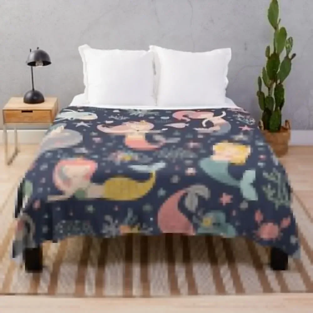 

little memraid Throw Blanket Hairys Polar for sofa Thins Blankets