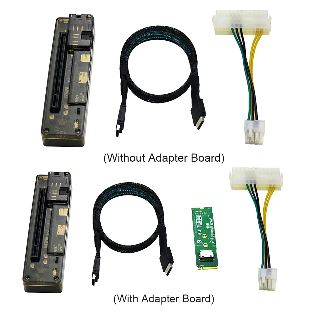 

EXP GDC OCuLink Док-станция для графического процессора с ключом M.2 M для OCuLink Док-станция для графического процессора PCIe 4.0 X4 Док-станция для графического процессора Внешняя док-станция для видеокарты