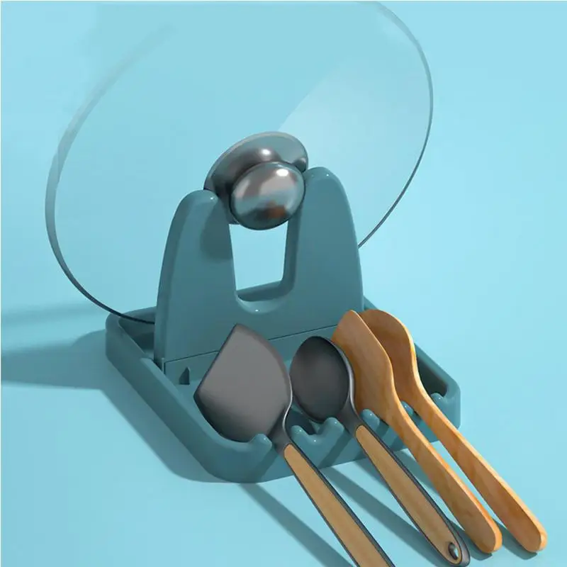 Складной держатель крышки, прочный органайзер из полипропилена для крышек сковородок, выдвижной ящик для посуды, тарелок, разделочных досок, крышек для кастрюль