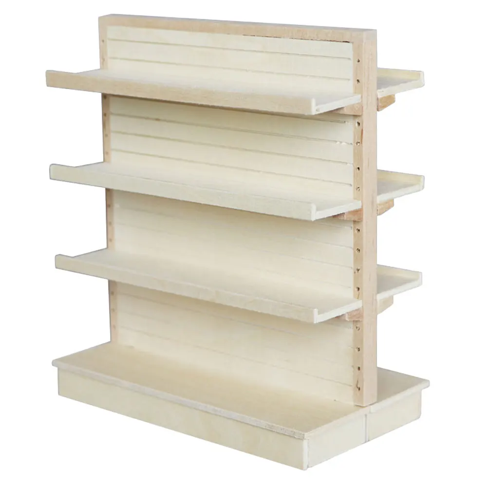 Mini étagère en bois, support de rangement léger pour Mini maison, décoration de bureau, ornement fait à la main, cadeau, meubles pour amis