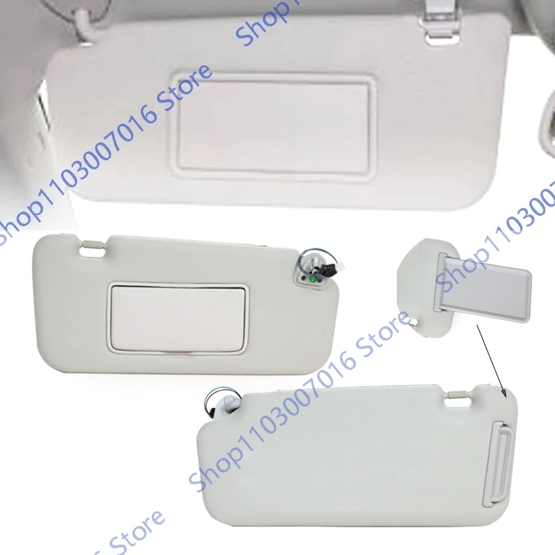 Car Interior Sun Visor For Nissan Murano 2009 2010 2011 2012 2013 2014  Sunvisor Gray Sun Visor Shade Panel With Makeup Mirror