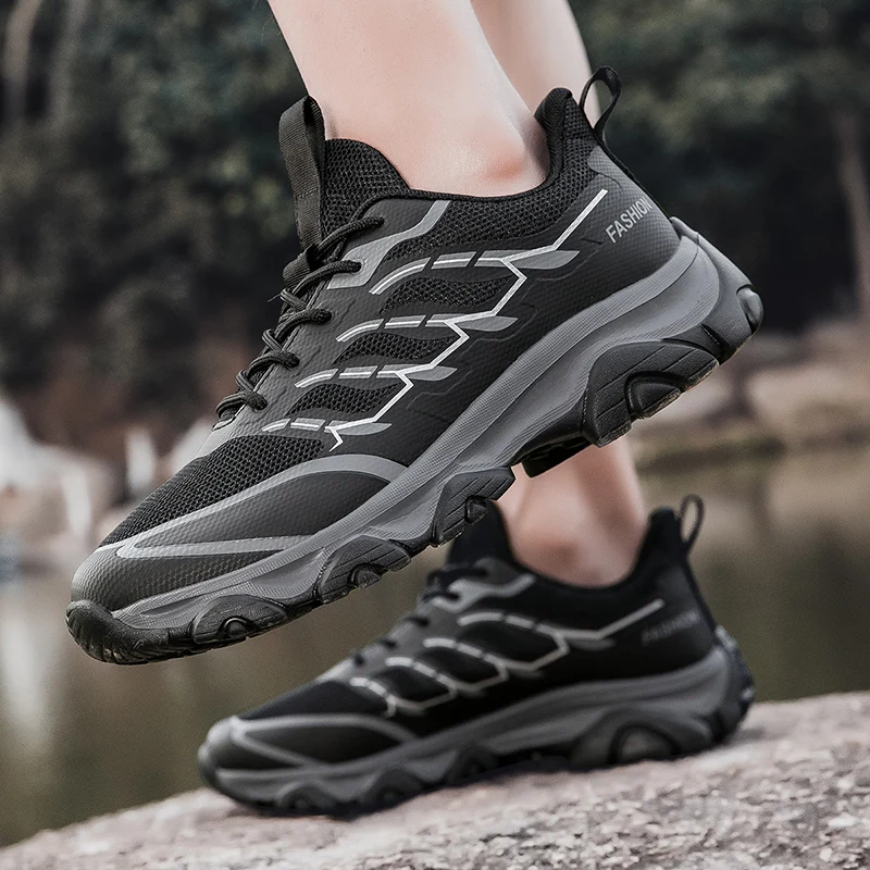 

Уличная походная обувь, мужские повседневные дышащие мягкие кроссовки с низким берцем, мужские удобные нескользящие повседневные кроссовки на шнуровке, женские